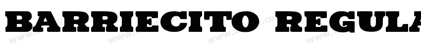 barriecito regular字体转换